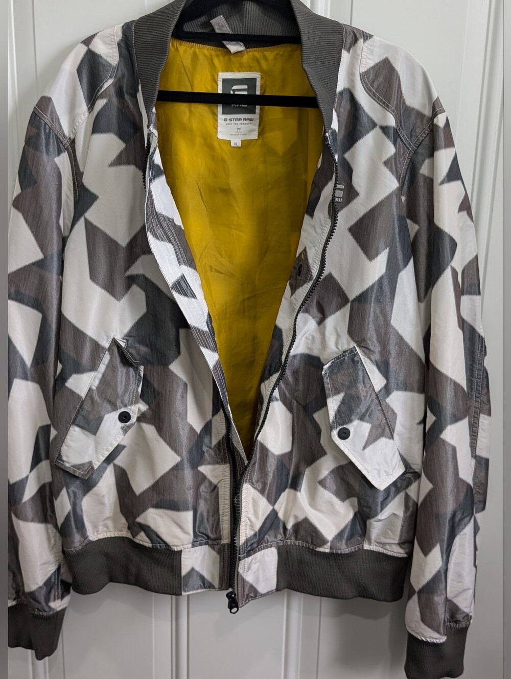 G-Star RAW Men's Jacor G-13 Warp Camo Bomber Jacket - Size XL
